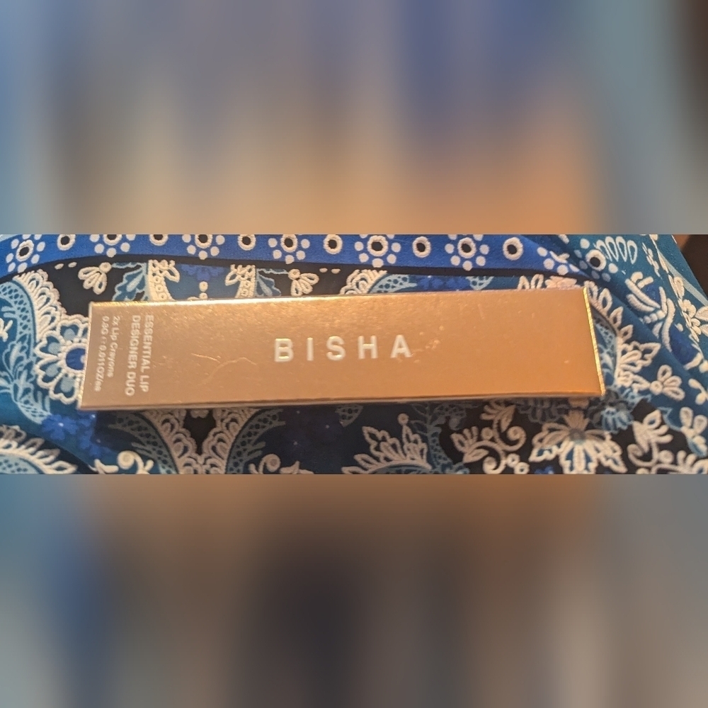 Sealed NIB Bisha Essential Lip Designer Duo In San Tropez St. Barths